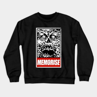 Funny Scary Ancient Necronomicon Book Horror Movie Meme Crewneck Sweatshirt